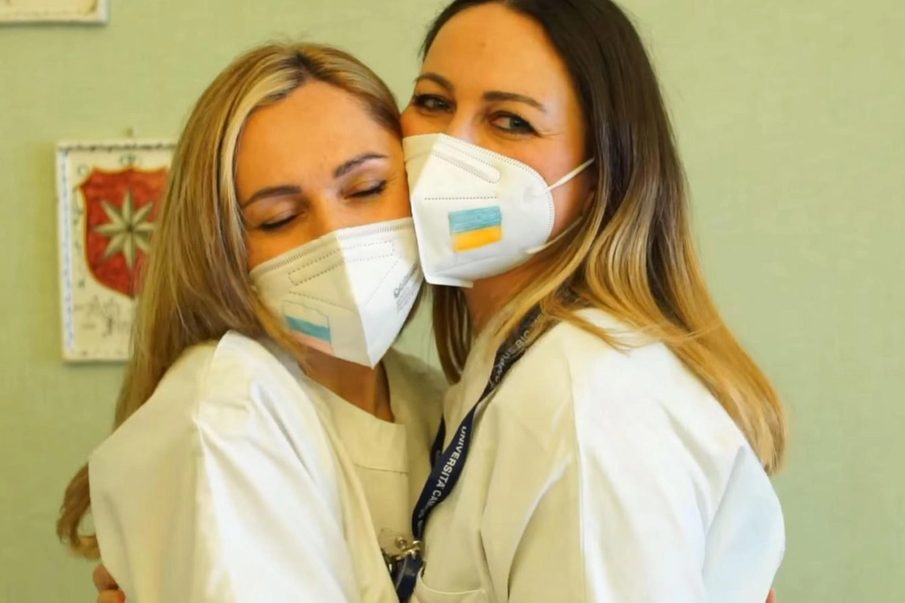 Da sinistra: Albina e Irina