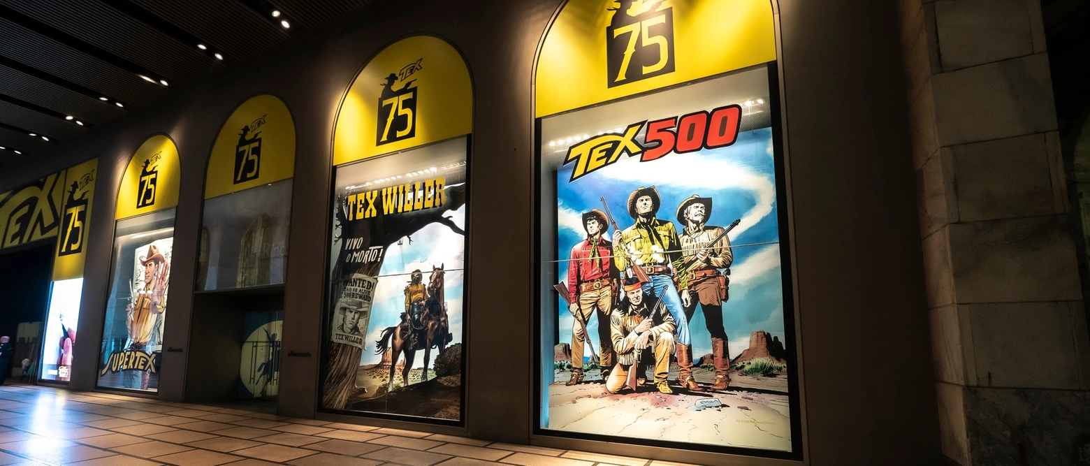 Milano, fino al 9 ottobre nello store in piazza Duomo va in scena la Tex Week: tra gadget, magliette e un libro speciale