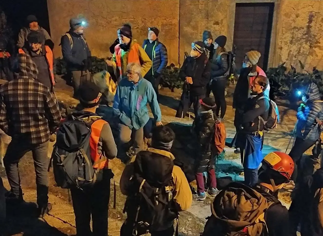 Trekking notturno al solstizio