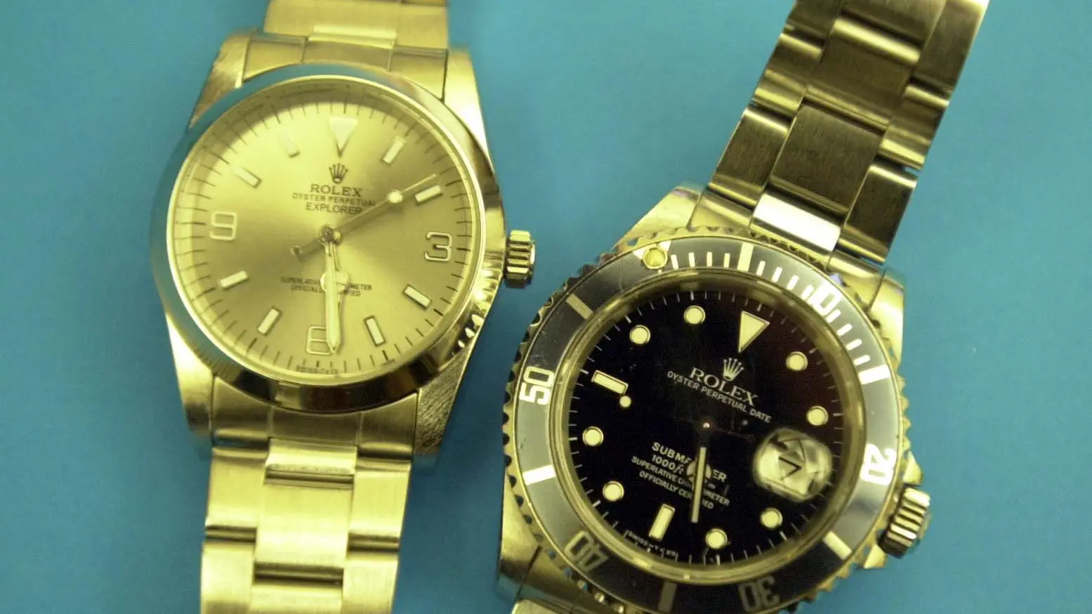Modelli di Rolex (foto archivio) Modelli di Rolex (foto archivio)