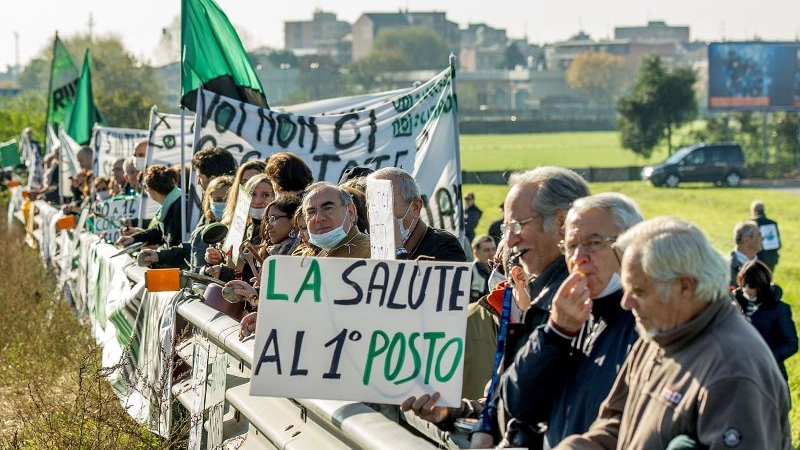 Proteste a favore dell'interramento della Rho Monza