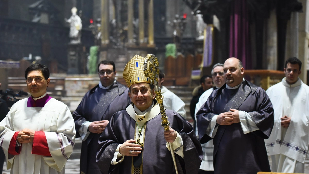 L'arcivescovo di Milano monsignor Mario Delpini