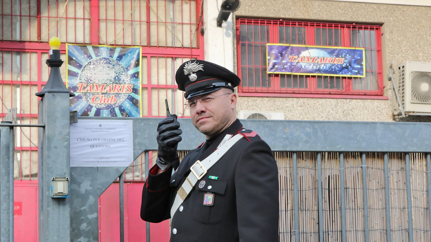 I carabinieri hanno messo i sigilli alla discoteca Tamaris (Mdf)