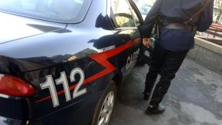 Un intervento dei carabinieri 