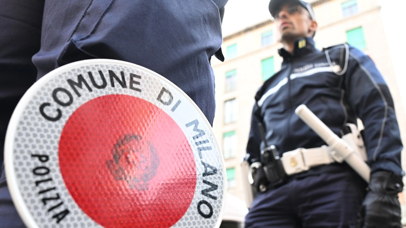 Agenti della Polizia locale di Milano