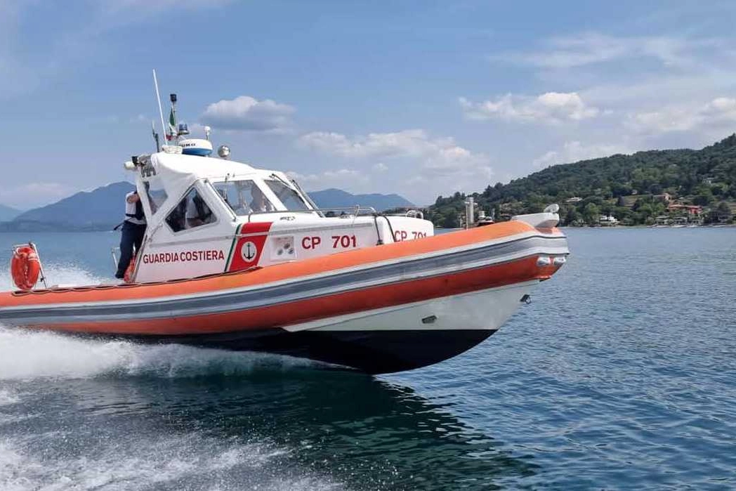 Guardia costiera sul lago Maggiore