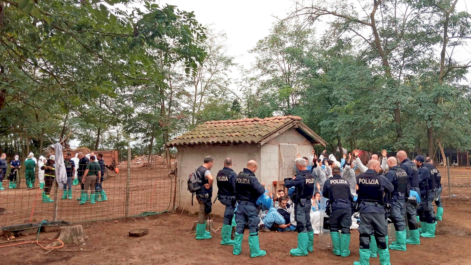 La manifestazione animalista a Pavia per l'abbattimento dei maiali del rifugio (foto torres)