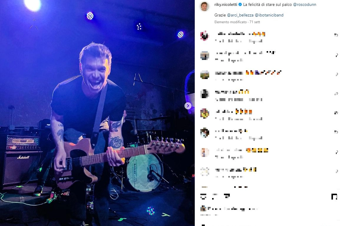 Riccardo Nicoletti (Foto Instagram)