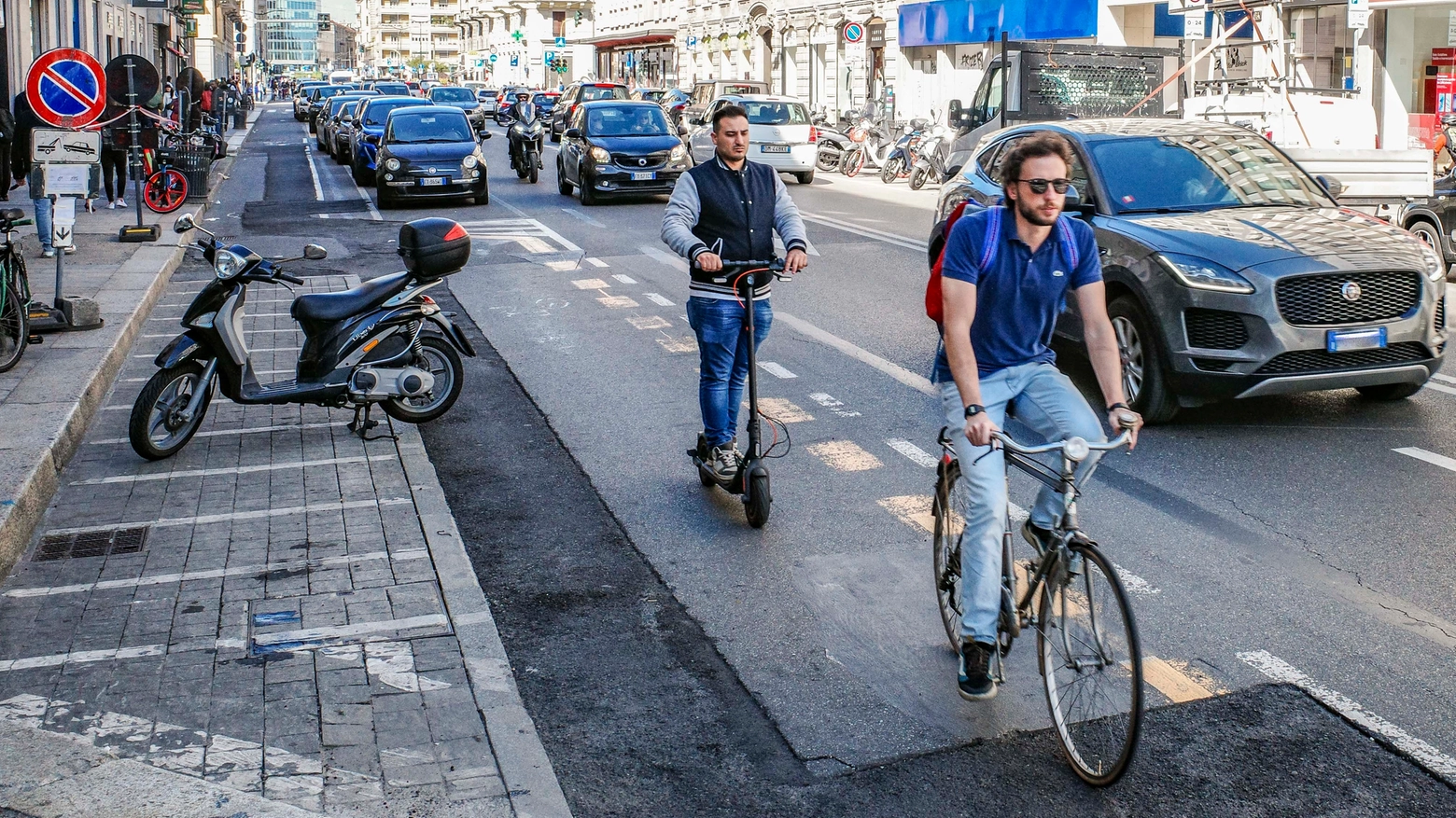 pista ciclabile Corso Buenos Aires