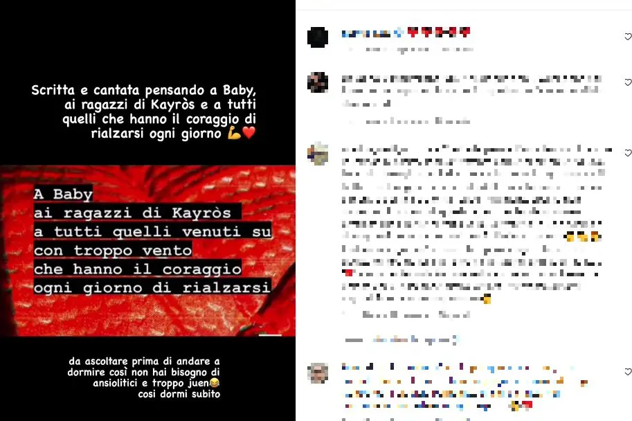 La canzone di don Burgio sul suo profilo Instagram