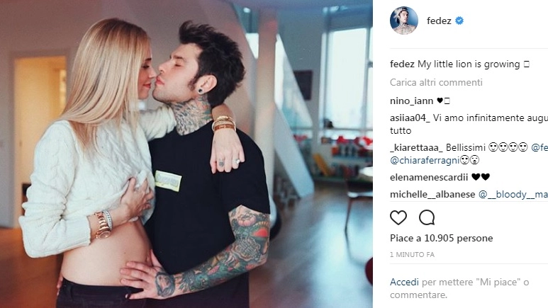 Fedez e Chiara Ferragni (Instagram)
