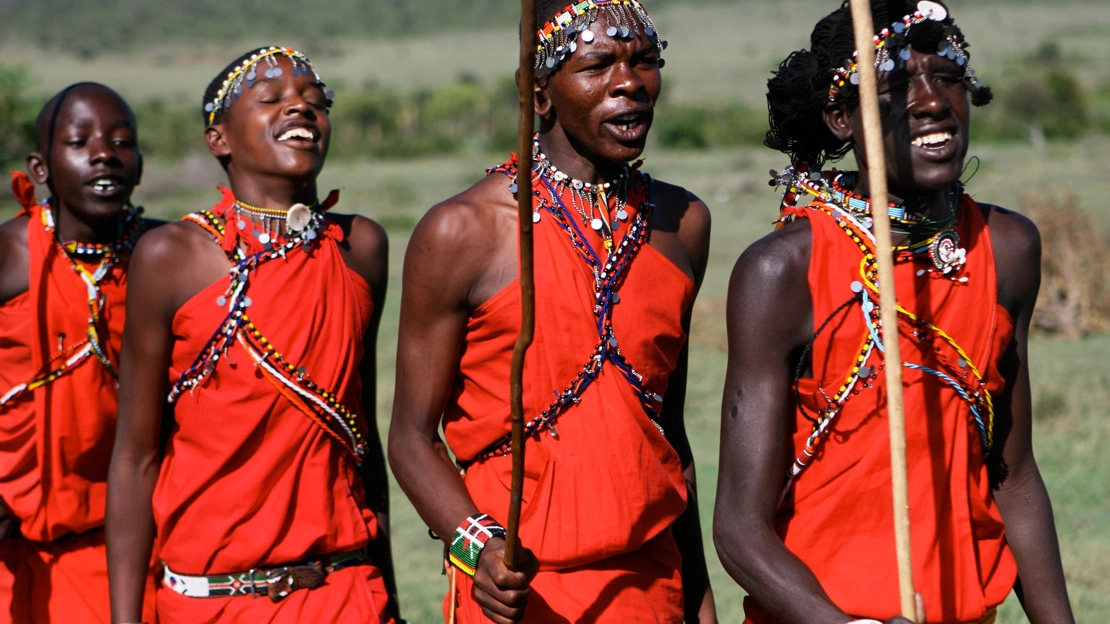 Alcuni guerrieri masai