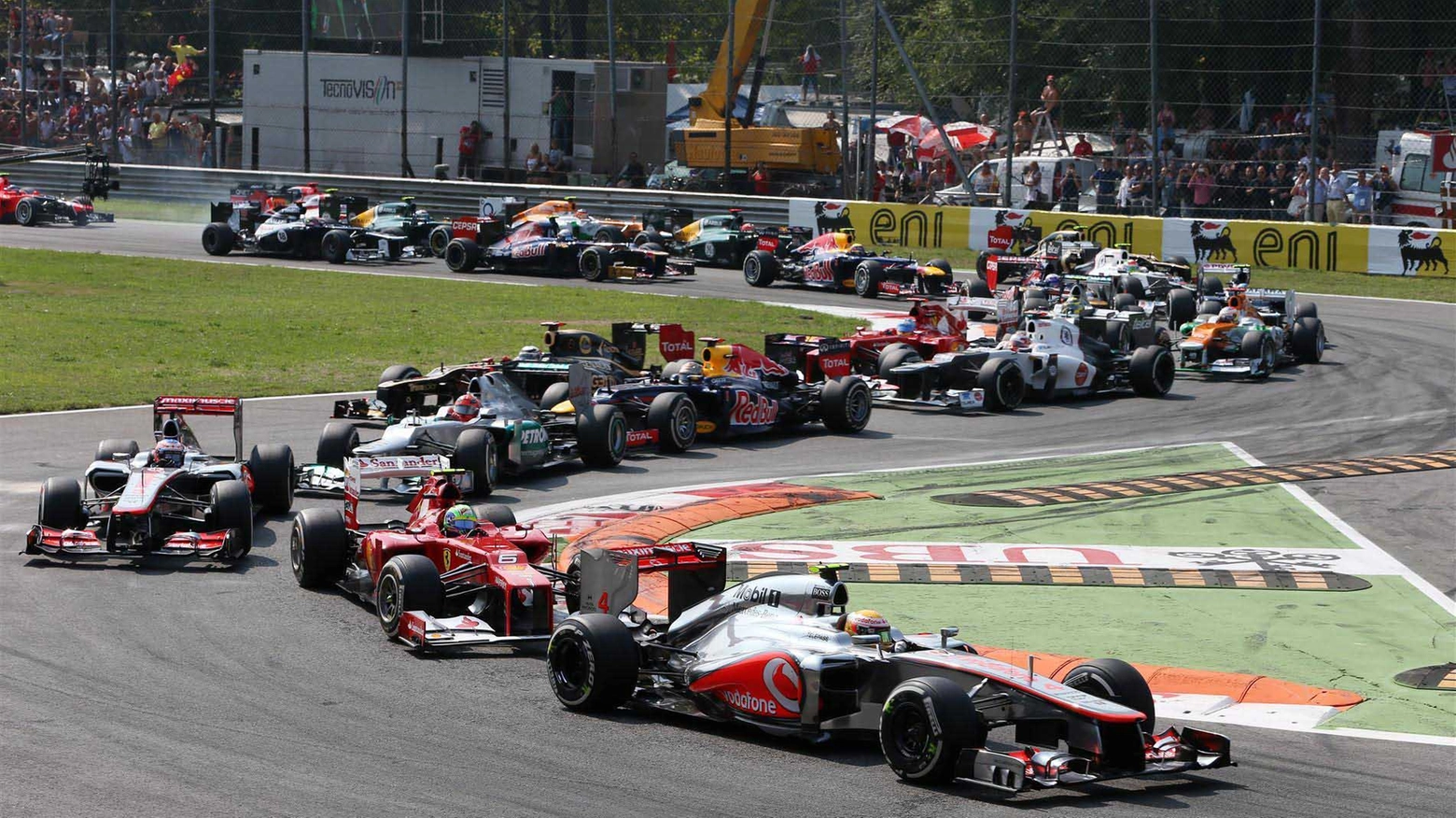 Un'immagine della F1 in Autodromo
