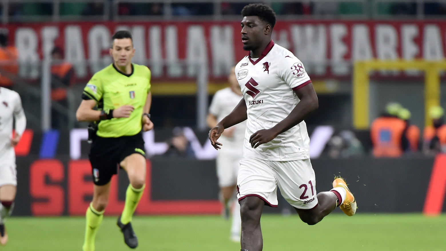 Michel Adopo, un gol in Coppa Italia contro il Milan Michel Adopo, un gol in Coppa Italia contro il Milan