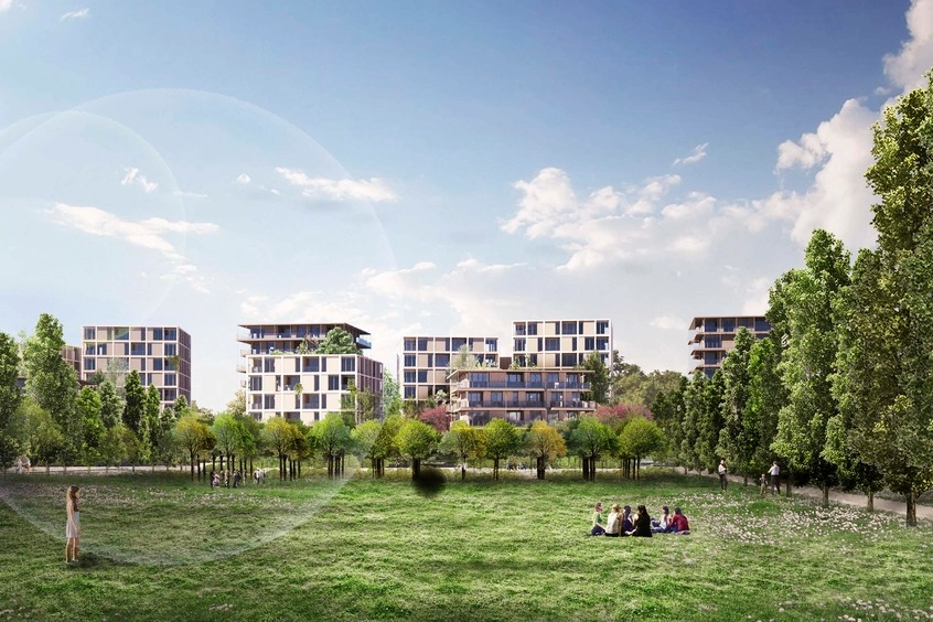 Il rendering del progetto urbano di SeiMilano