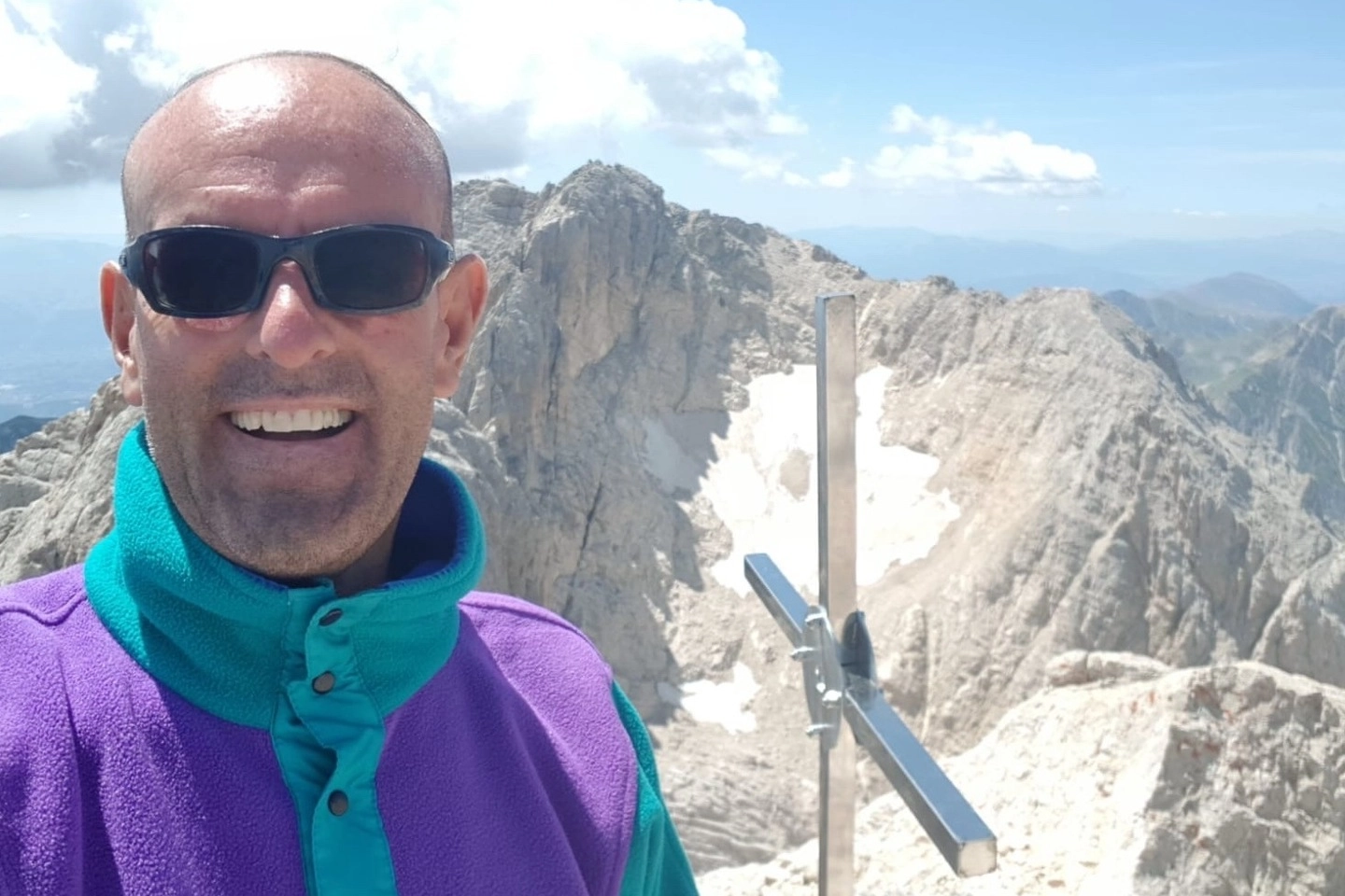 Paolo De Luca 56 anni maestro di sci e accompagnatore di media montagna