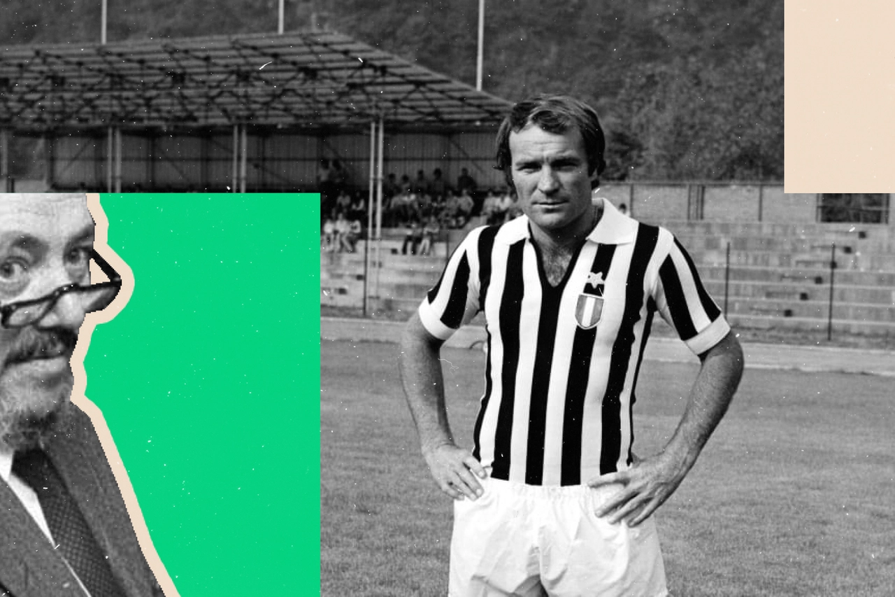 Gianni Brera (a sinistra) e José Altafini