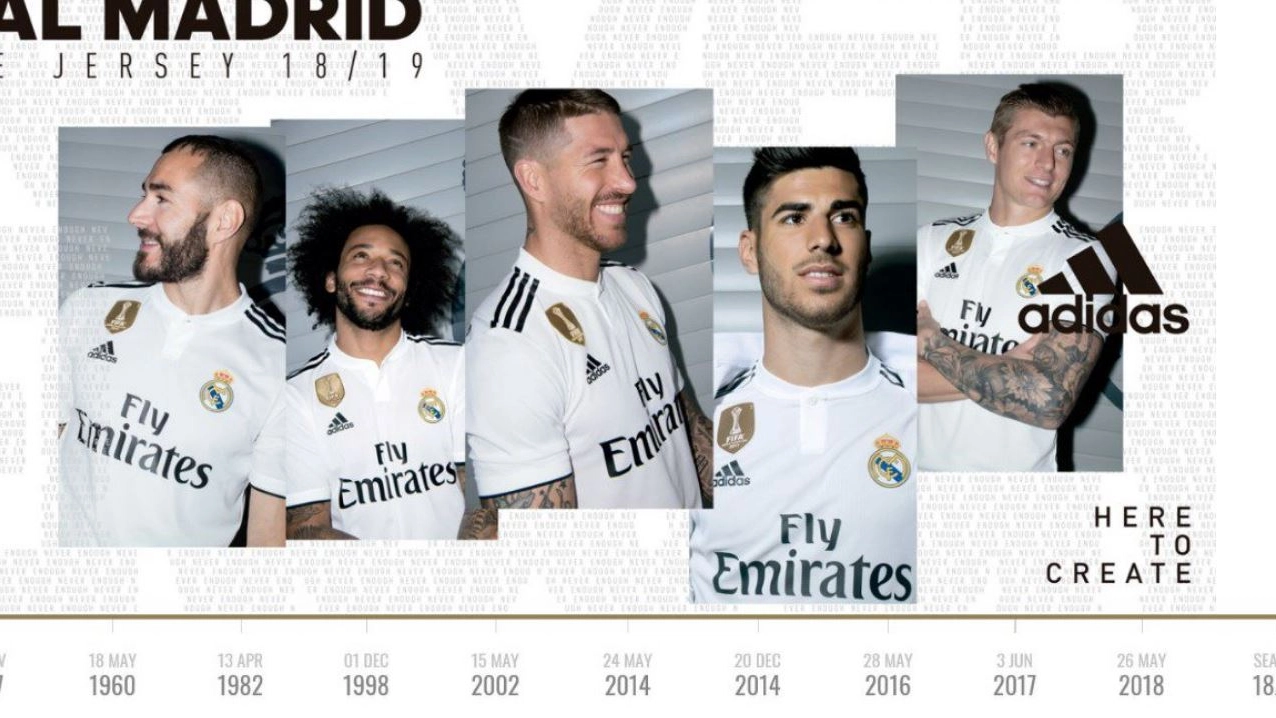 Il Real Madrid presenta le nuove maglie: non c'è Cristiano Ronaldo 