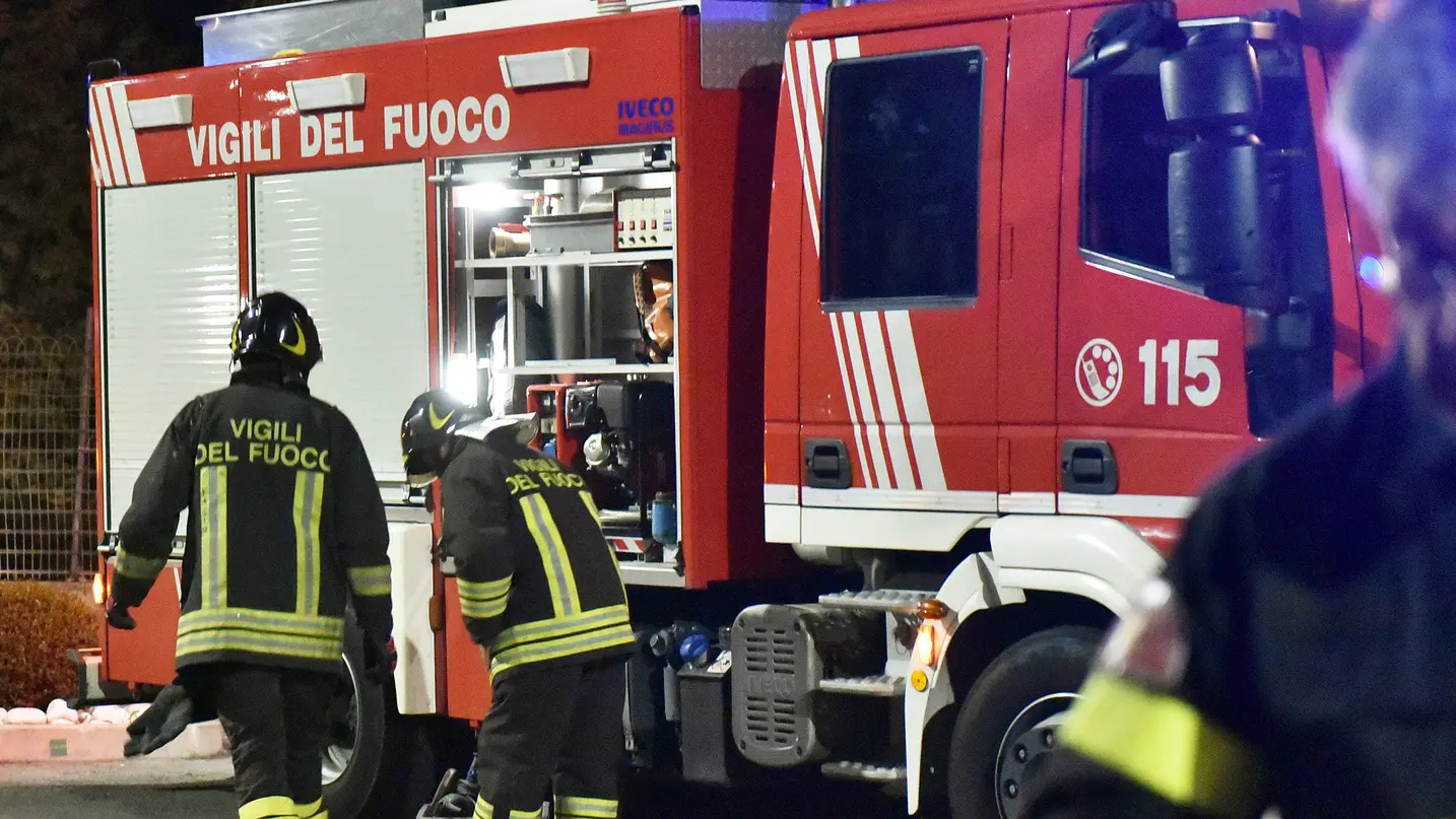 I vigili del fuoco in azione I vigili del fuoco in azione