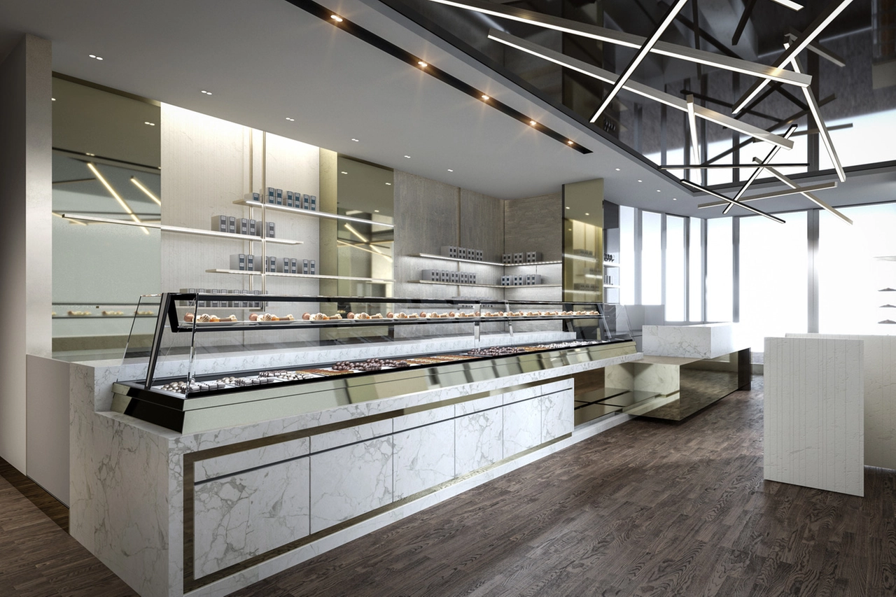 PRONTO Iginio Massari (sopra) e la boutique che inaugura mercoledì