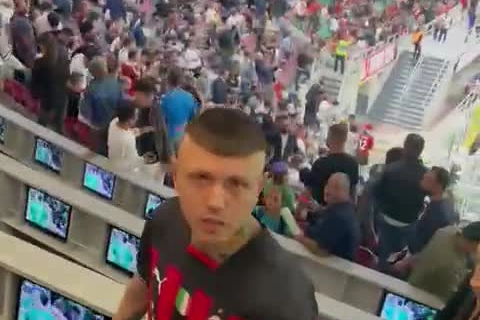 Lazza a San Siro (TikTok)