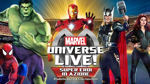 Locandina 'Marvel Universe Live'