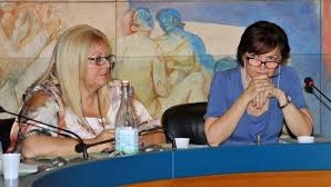Il sindaco Rossetti sulla destra con la ex vice Piera Landoni