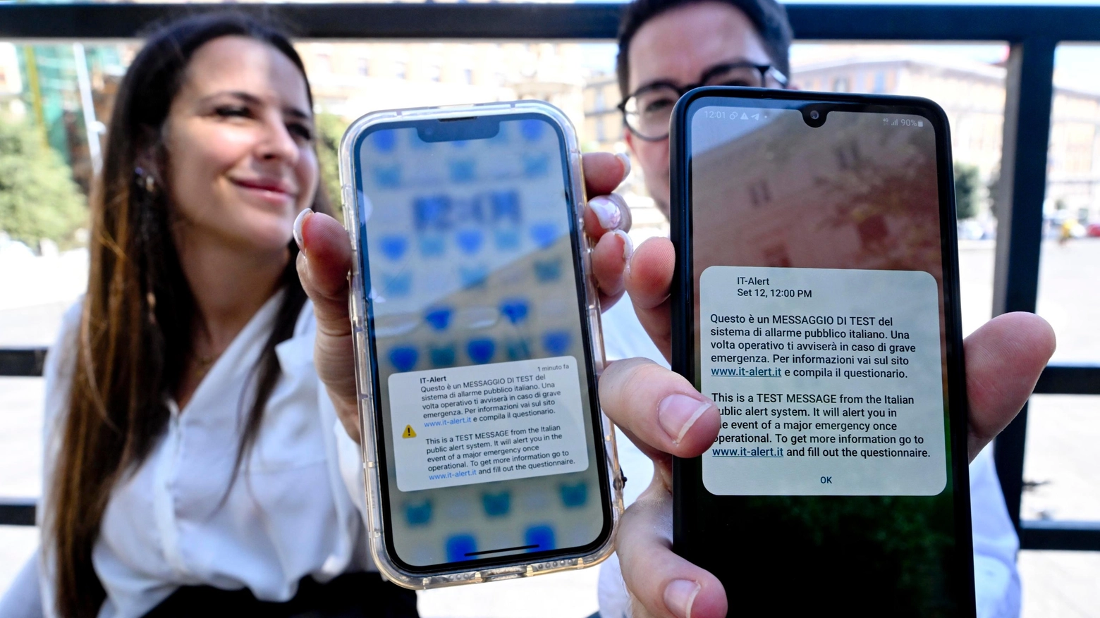 Il messaggio di IT-alert