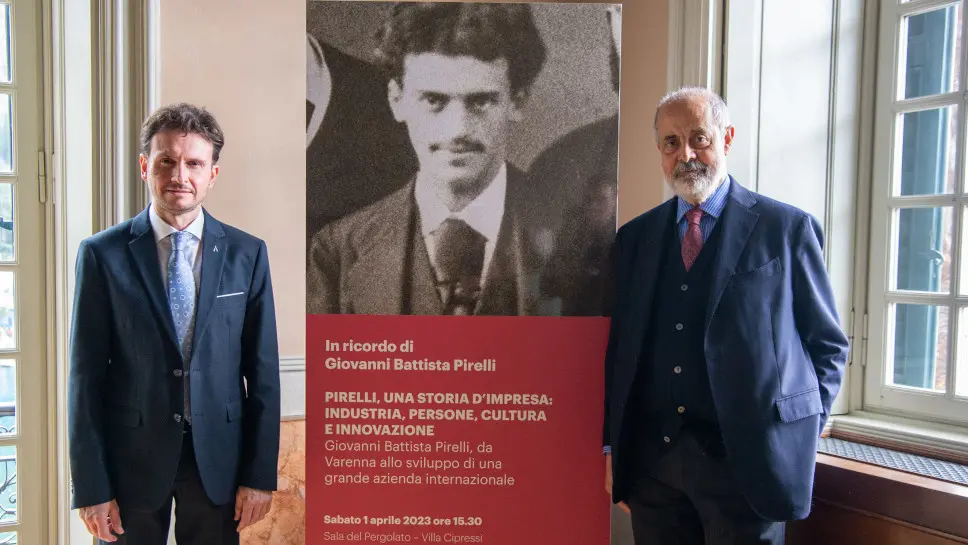La mostra su Giovanni Battista Pirelli La mostra su Giovanni Battista Pirelli