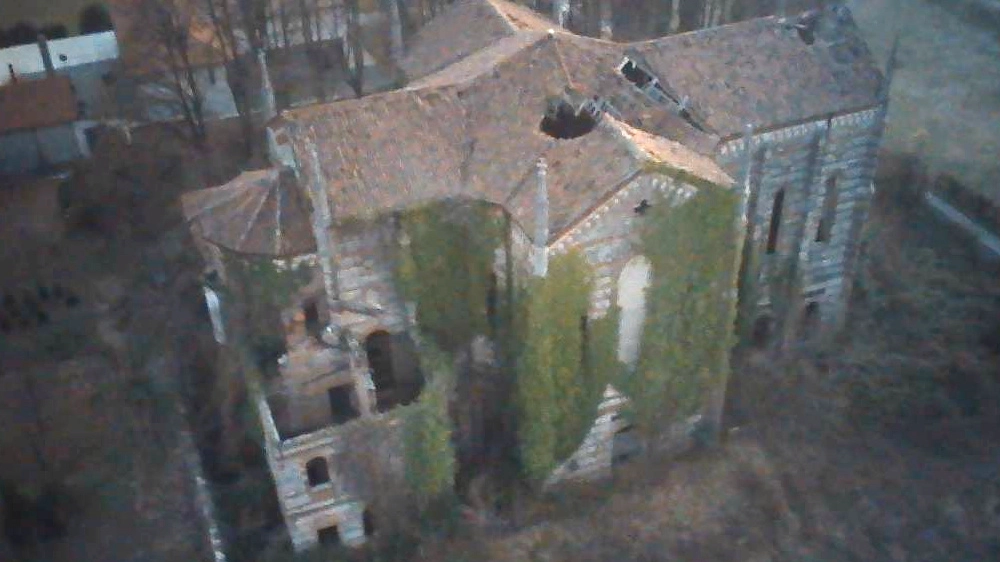 L'oratorio di San Rocco visto dall'alto