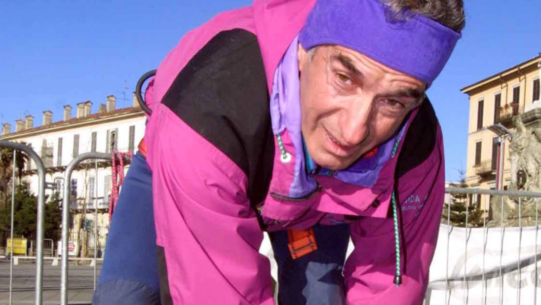 L'alpinista Mario Conti, 79 anni