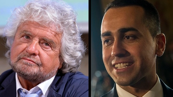 Beppe Grillo e Luigi di Maio (Imagoeconomica)