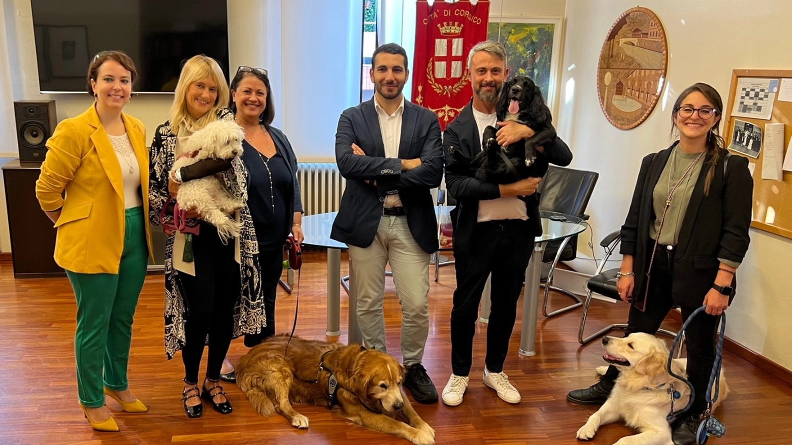 La presentazione dell'iniziativa in Comune a Corsico