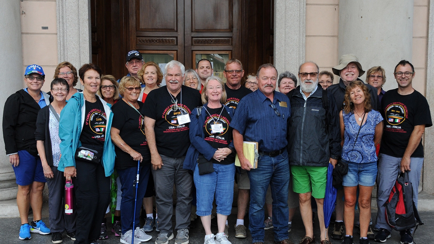Il gruppo di cittadini del Wisconsin in visita a Cuggiono