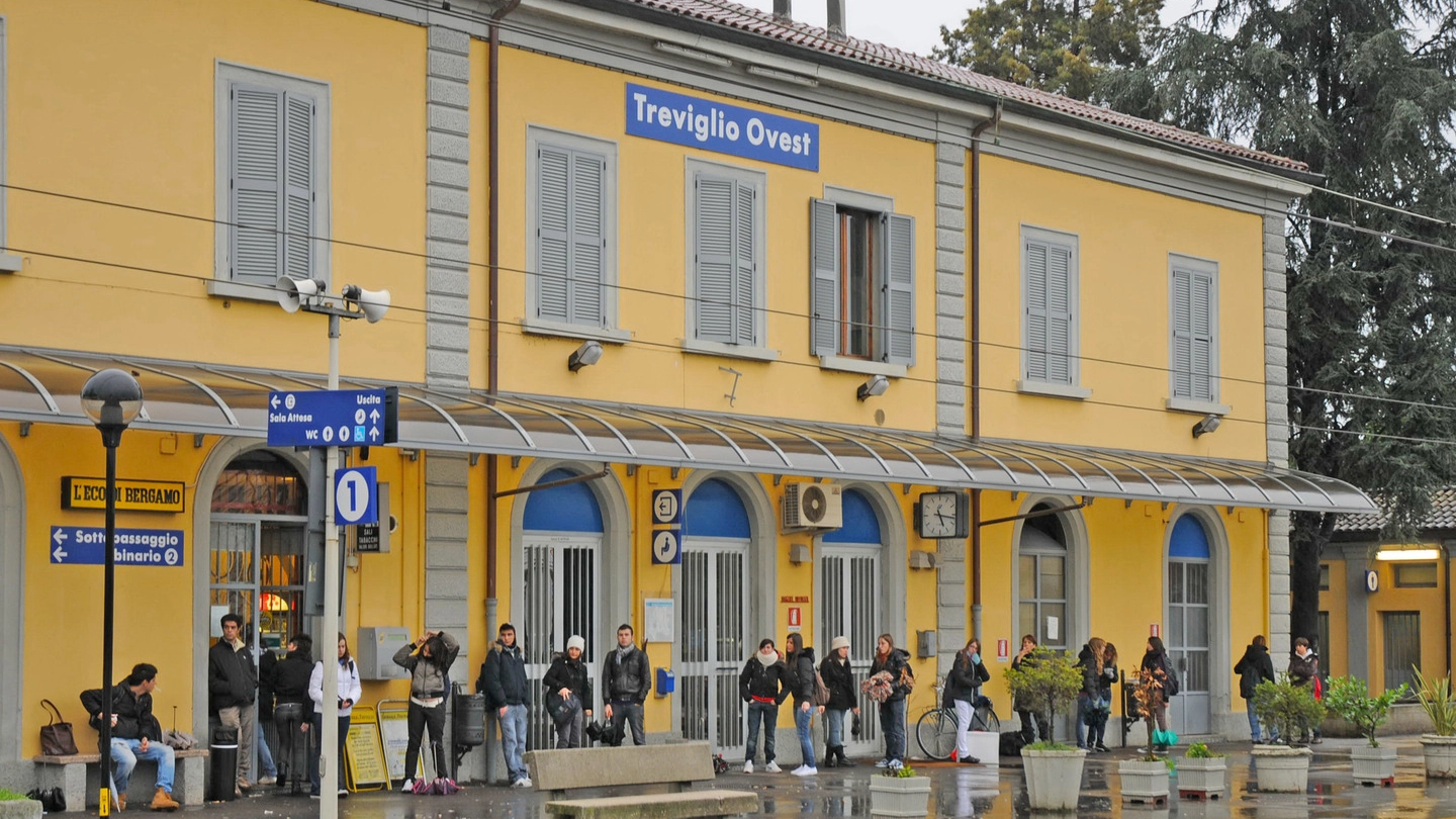la stazione ferroviaria di Treviglio