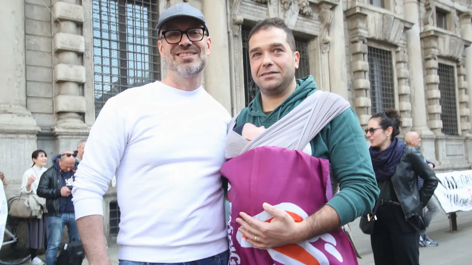 Davide Fassi e il marito Davide Chiappa