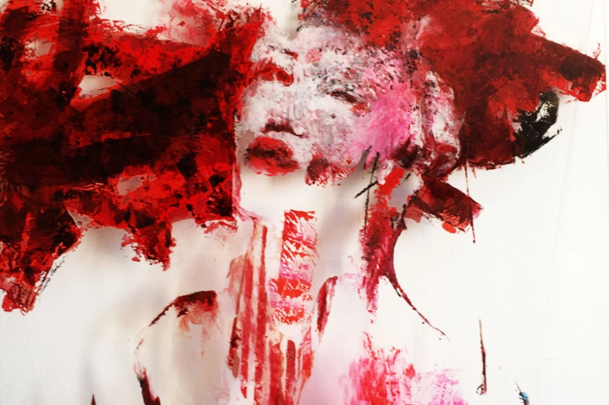 Una delle opere di Samantha Malavasi