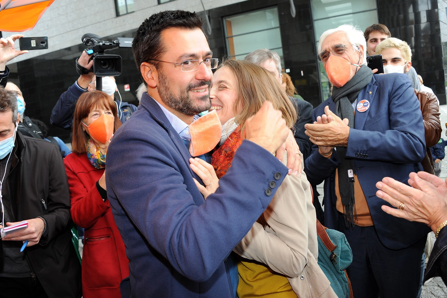 Lorenzo Radice eletto sindaco di Legnano (Foto Roberto Garavaglia)