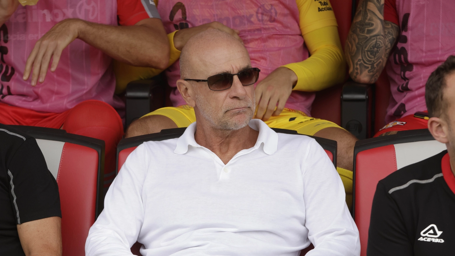 L'allenatore Davide Ballardini L'allenatore Davide Ballardini
