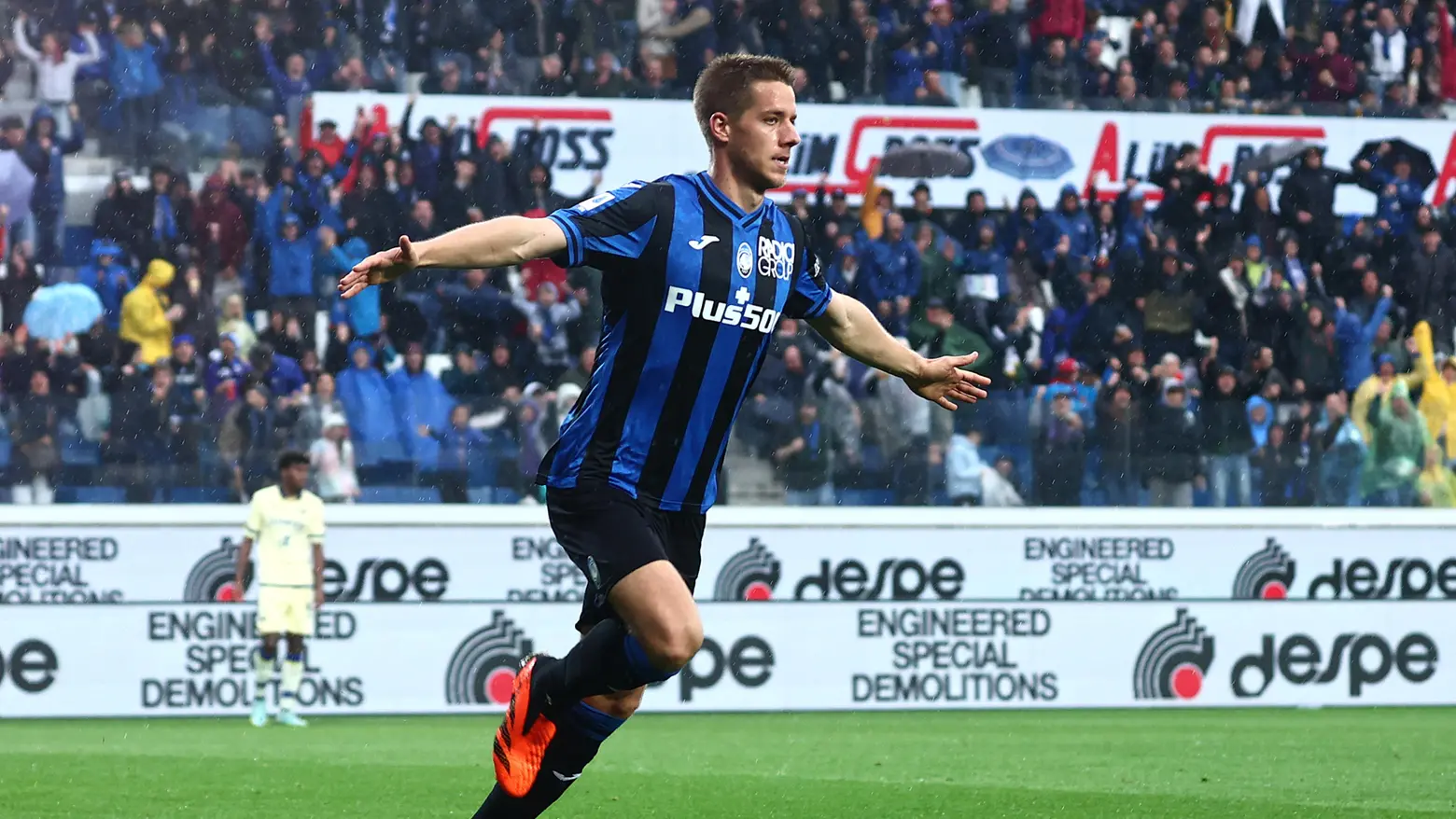 Mario Pasalic autore di un gol contro il Verona Mario Pasalic autore di un gol contro il Verona