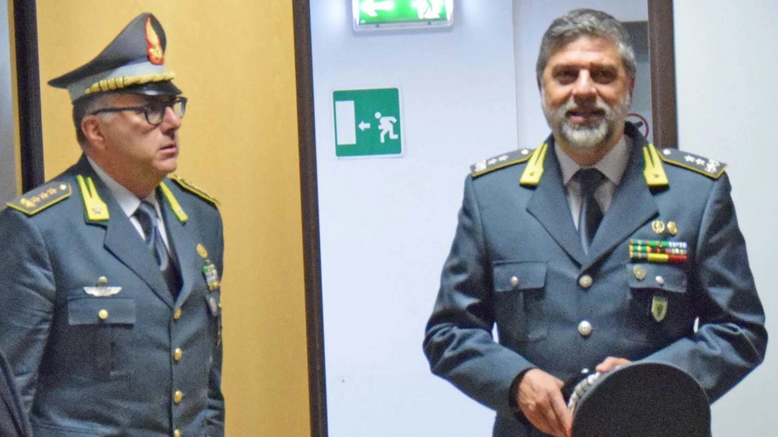 Guardia di Finanza  Visita del Generale