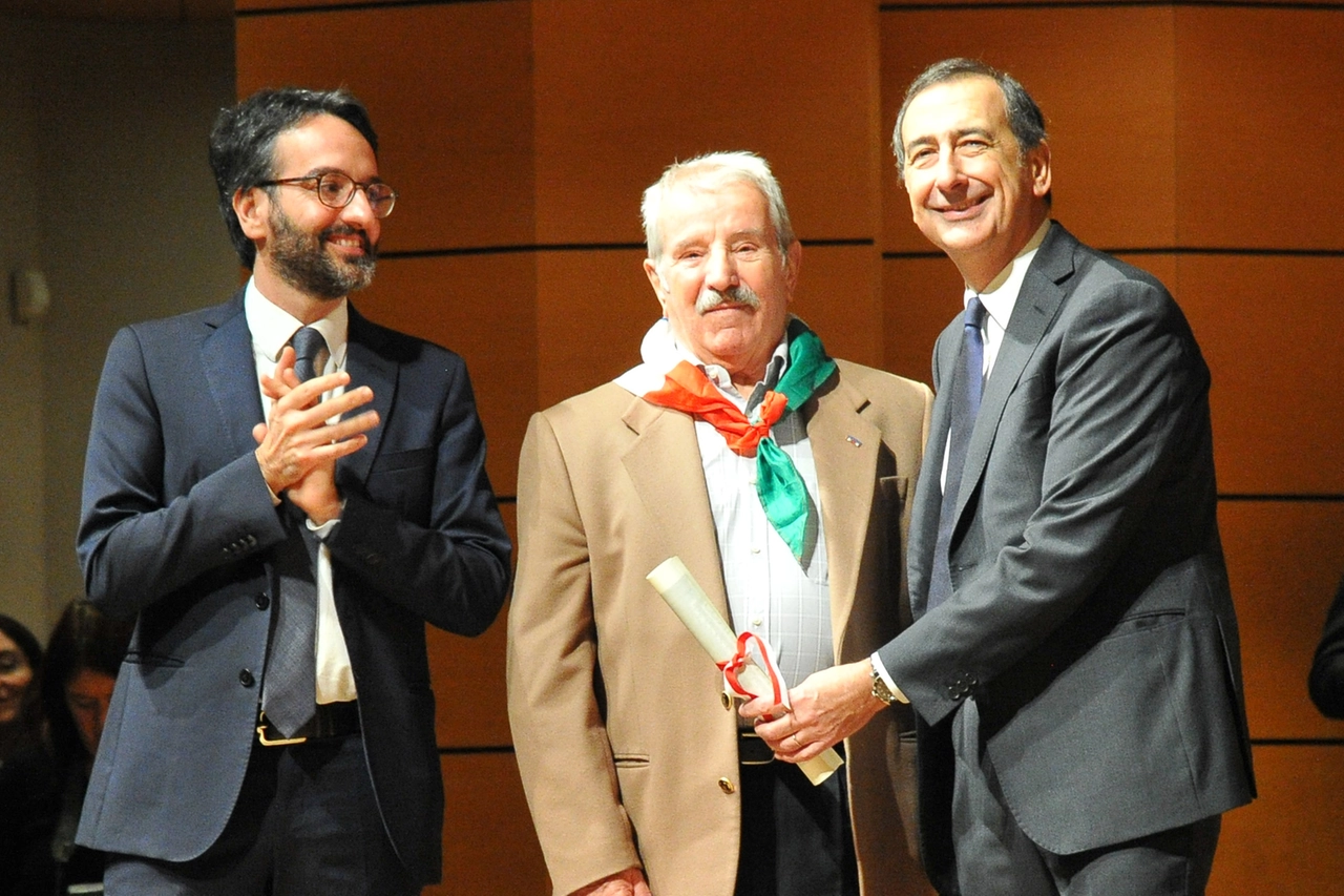 Ambrogino d'oro a Giovanni Marzona dell'Anpi