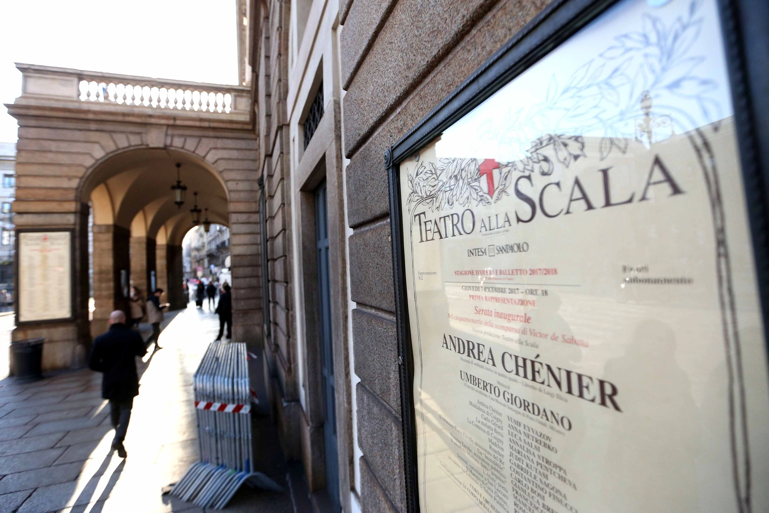 Per la Prima della Scala c'è "Andrea Chénier" di Umberto Giordano (La Presse)