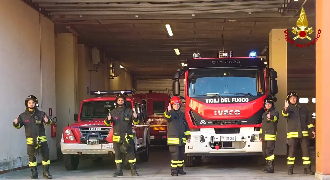 Sondrio, vigili del fuoco al servizio del territorio: ecco il video che li celebra