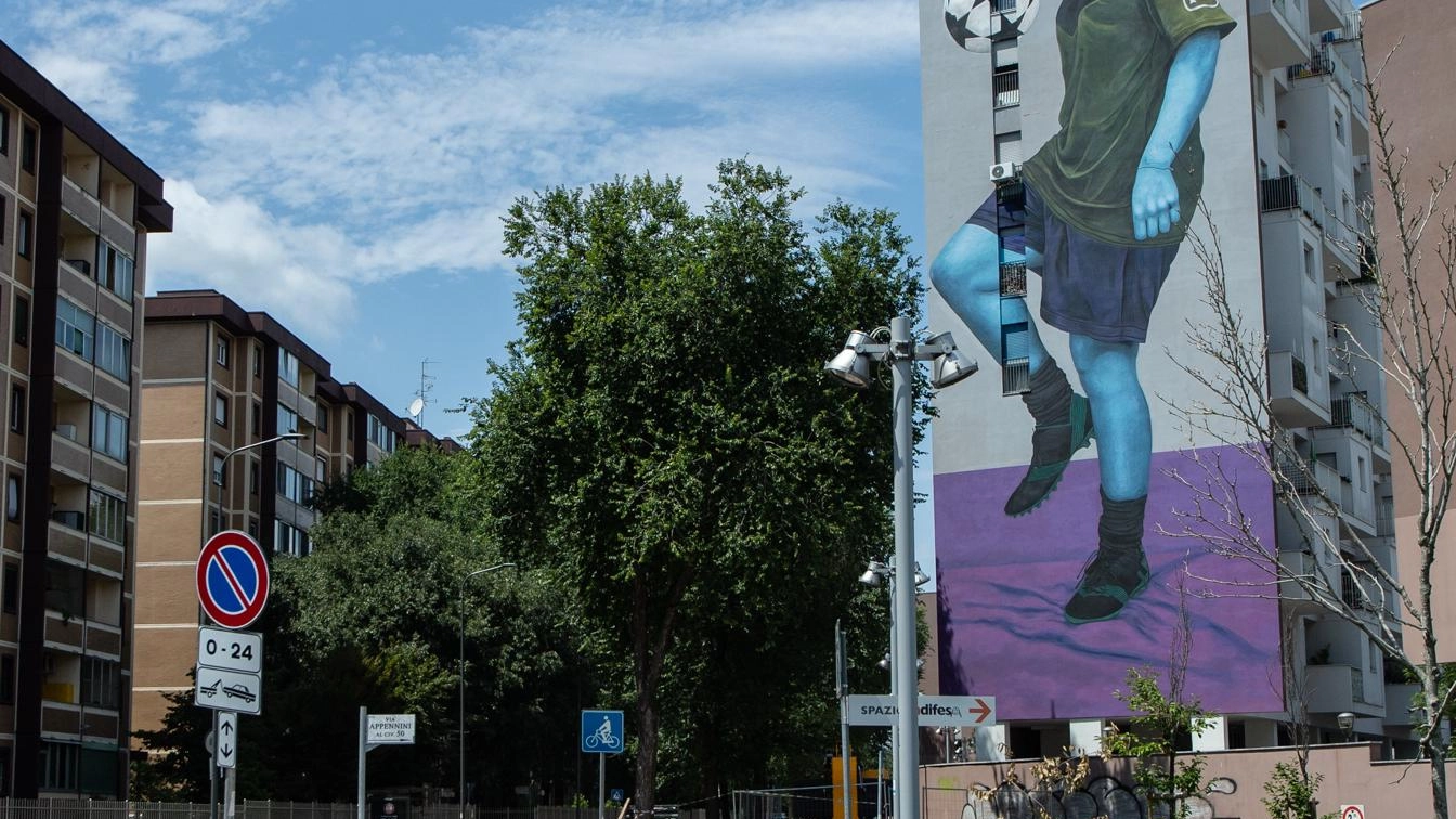 I sogni realizzati di Silvia  Tutto in un maxi murale