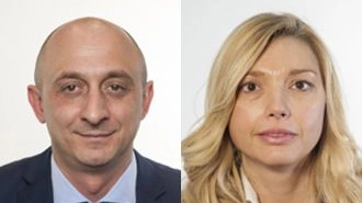 I parlamentari della Lega Andrea Dara ed Elena Murelli