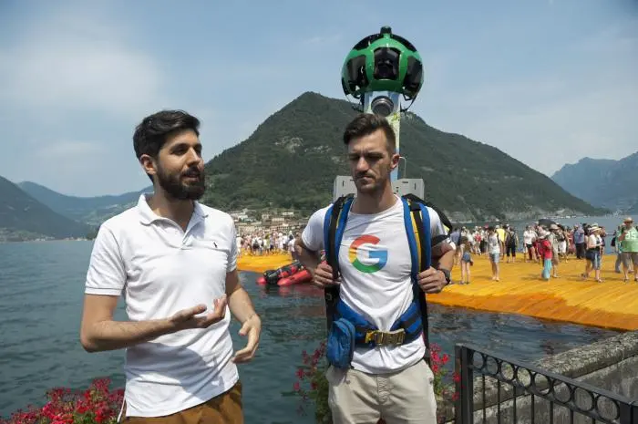 The Floating Piers, ecco il ponte di Christo su Google Street View