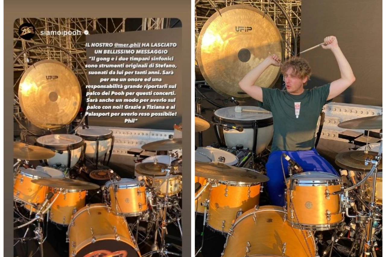 Phil Mer suonerà la batteria di Stefano D'Orazio (Foto Instagram)