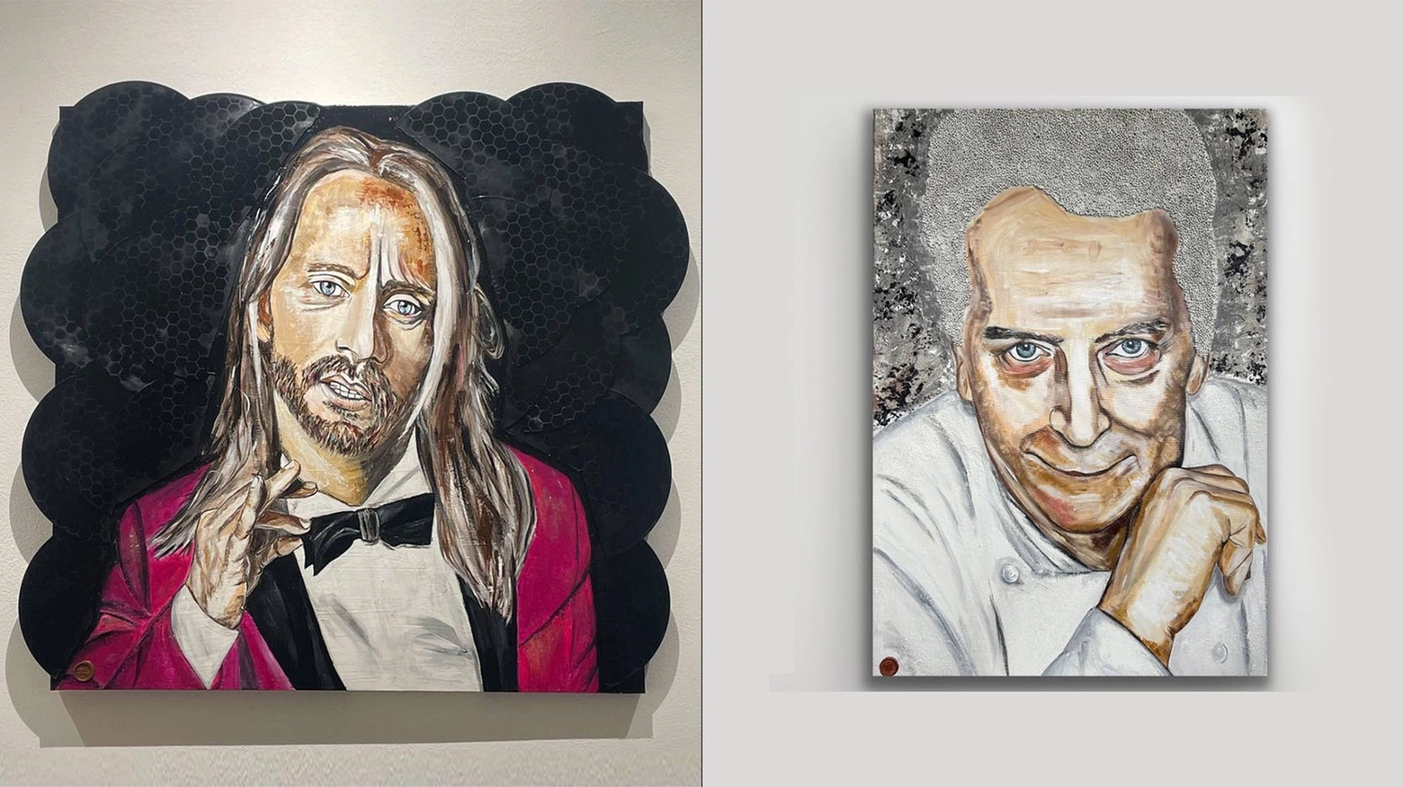 I ritratti di Bob Sinclair e Iginio Massari I ritratti di Bob Sinclair e Iginio Massari