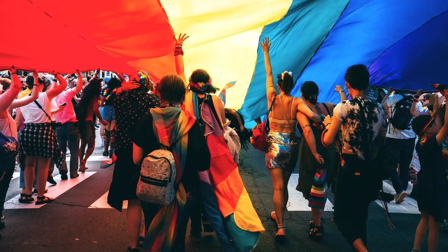 Una manifestazione arcobaleno (Archivio) Una manifestazione arcobaleno (Archivio)